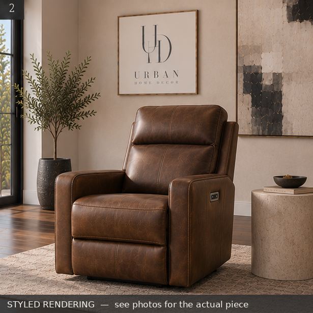 STYLED RENDERING — Modern minimal — see photos for the actual piece