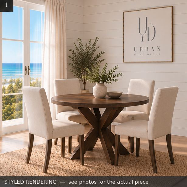STYLED RENDERING — Coastal daylight — see photos for the actual piece