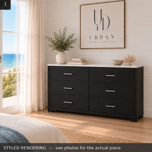 STYLED RENDERING — Coastal daylight — see photos for the actual piece