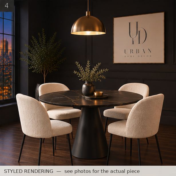 STYLED RENDERING — Charcoal dusk — see photos for the actual piece