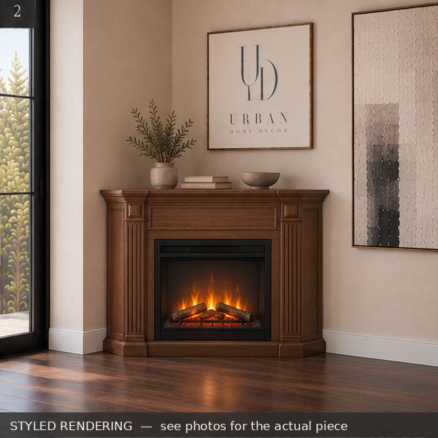 STYLED RENDERING — Modern minimal — see photos for the actual piece